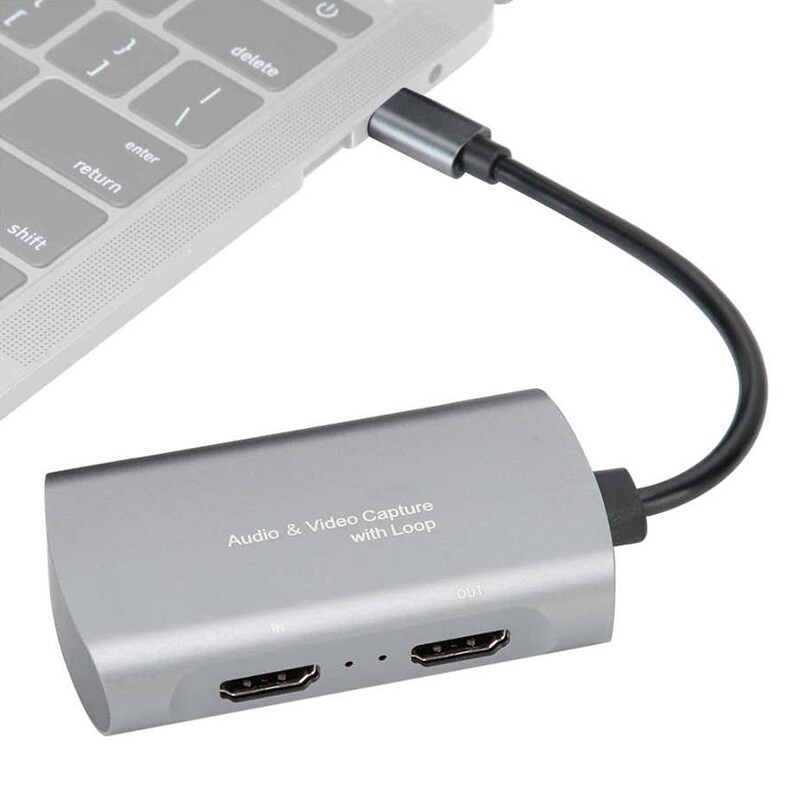 Videoindspilningskort USB-C til HDMI