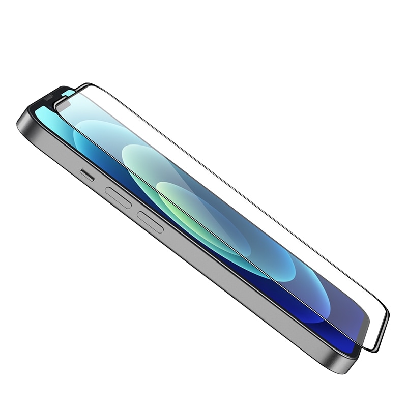 Helskærmsskåner i hærdet glas med forstærkede kanter til iPhone 13