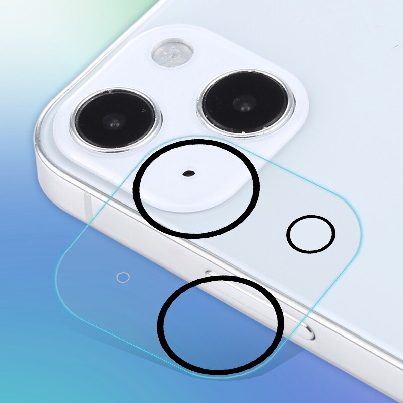 Tempereret kameraskåner til iPhone 13 mini