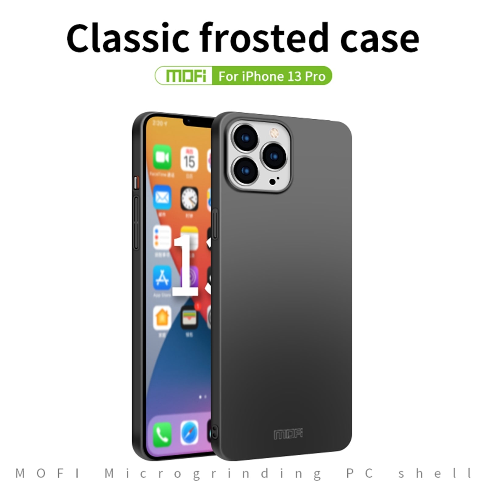 Ultratyndt MOFI-cover til iPhone 13 Pro - Roséguld
