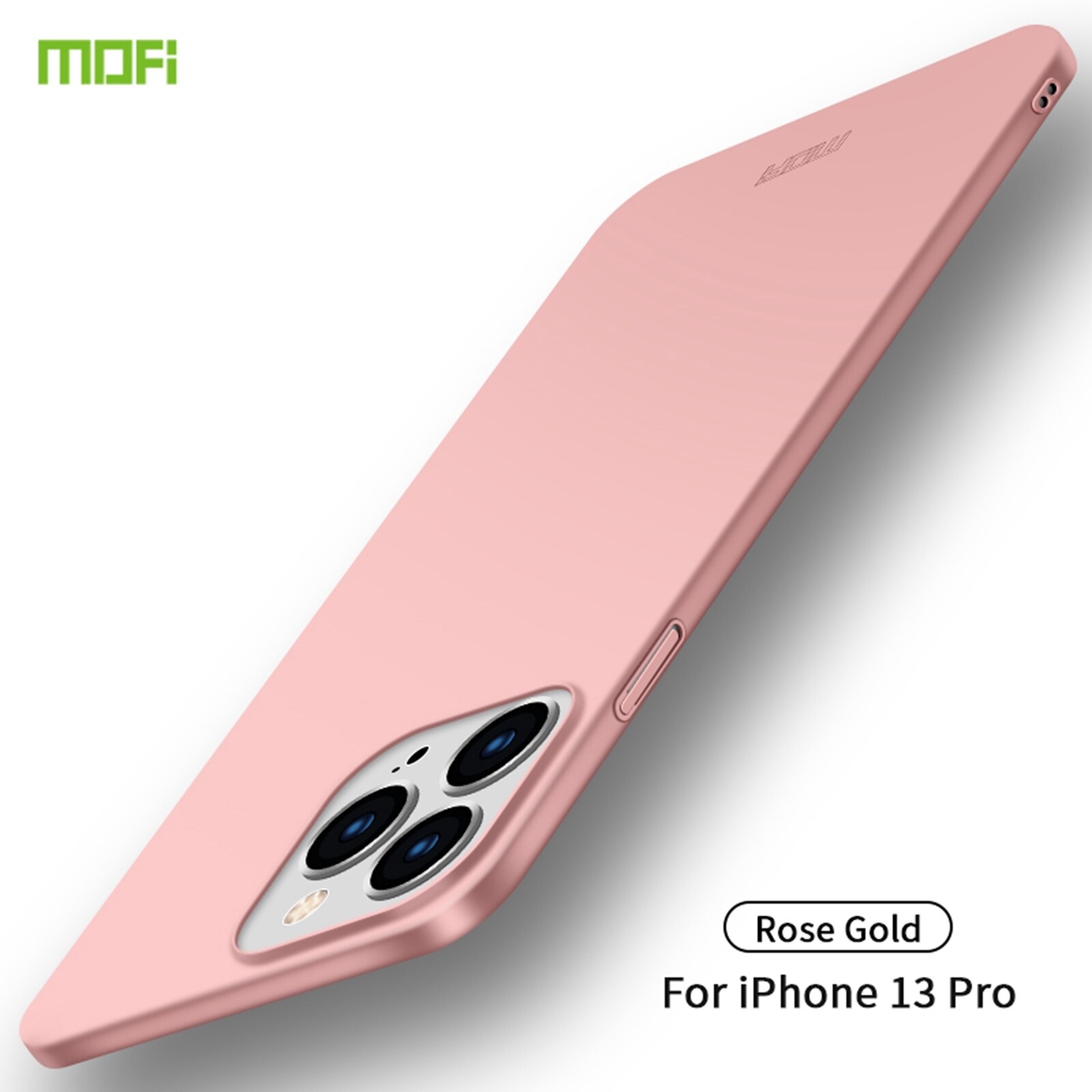 Ultratyndt MOFI-cover til iPhone 13 Pro - Roséguld