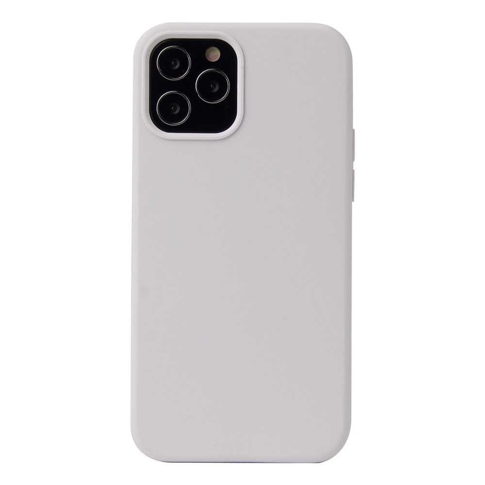 Stødsikkert silikonecover til iPhone 13 - Hvid