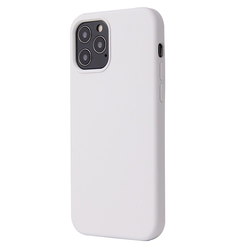 Stødsikkert silikonecover til iPhone 13 Pro - Hvid