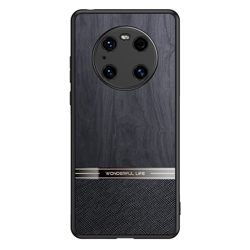 Stødsikkert mobilcover med træmotiv til Huawei Mate 40 Pro