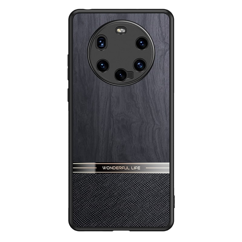 Stødsikkert mobilcover med træmotiv til Huawei Mate 40 Pro+