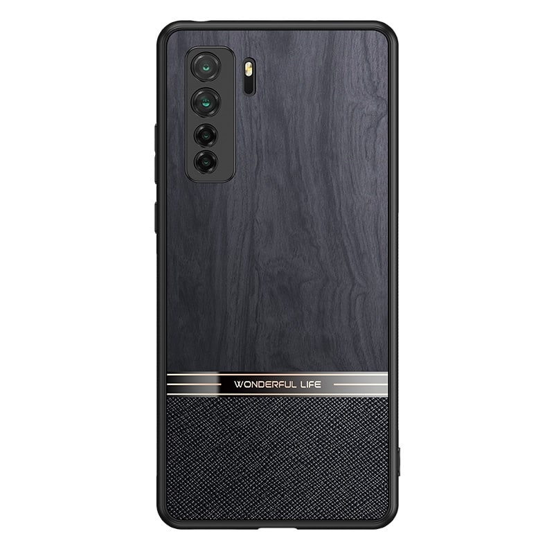 Stødsikkert mobilcover med træmotiv til Huawei nova 7 SE