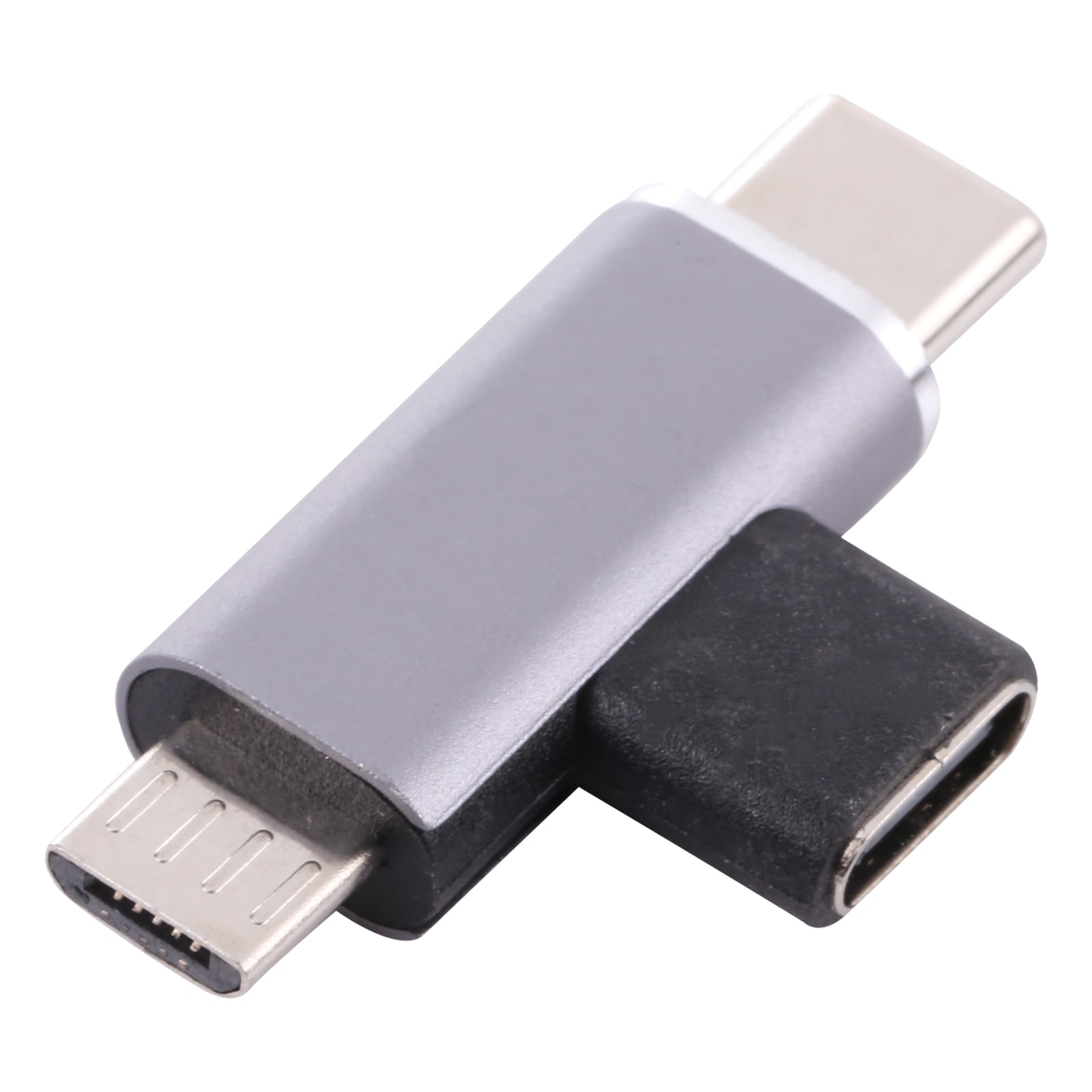 Adapter USB-C-hun til USB-C-han + Micro-USB-han