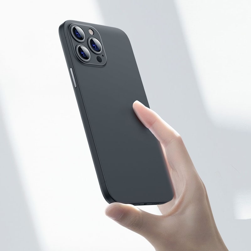 Ultratyndt og stødsikkert mobilcover til iPhone 13 Pro Max – Sort