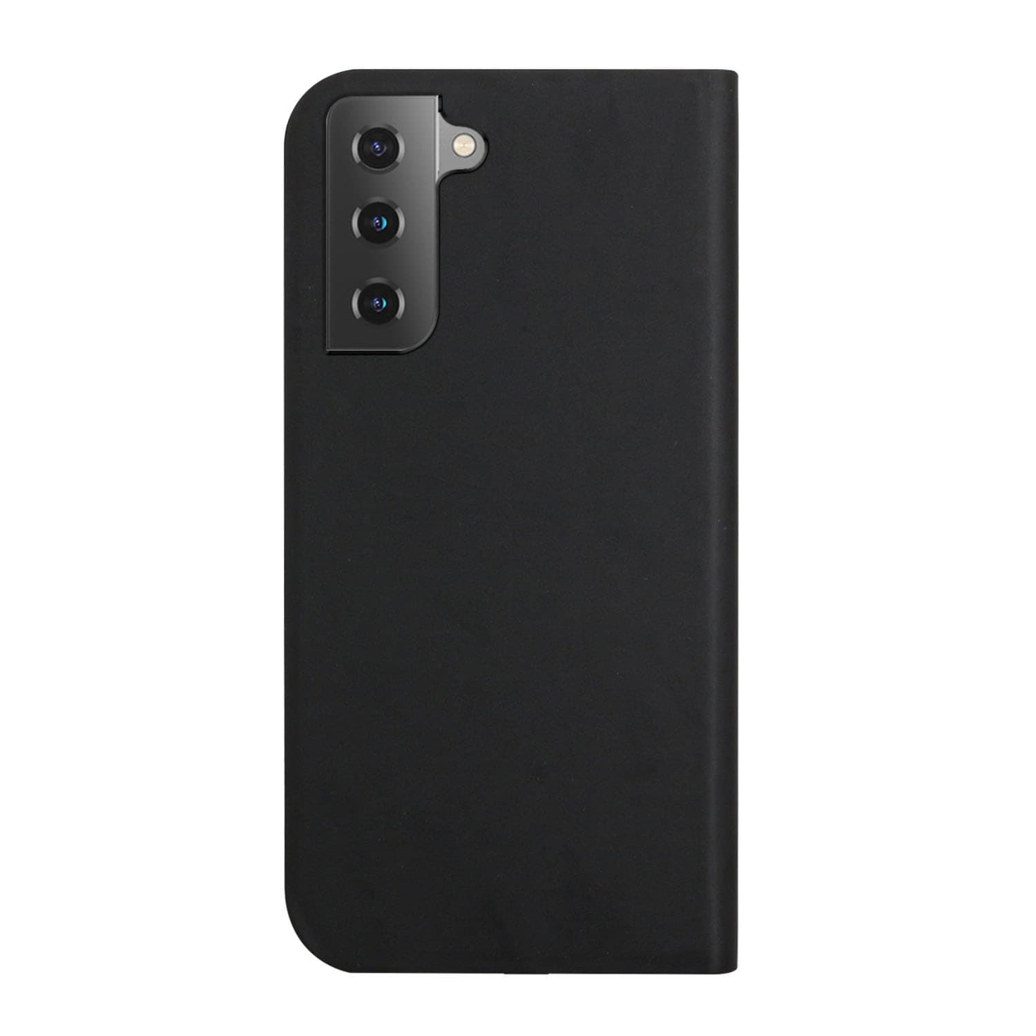 Ultratyndt mobilcover med holder til Samsung Galaxy S21 5G - Sort