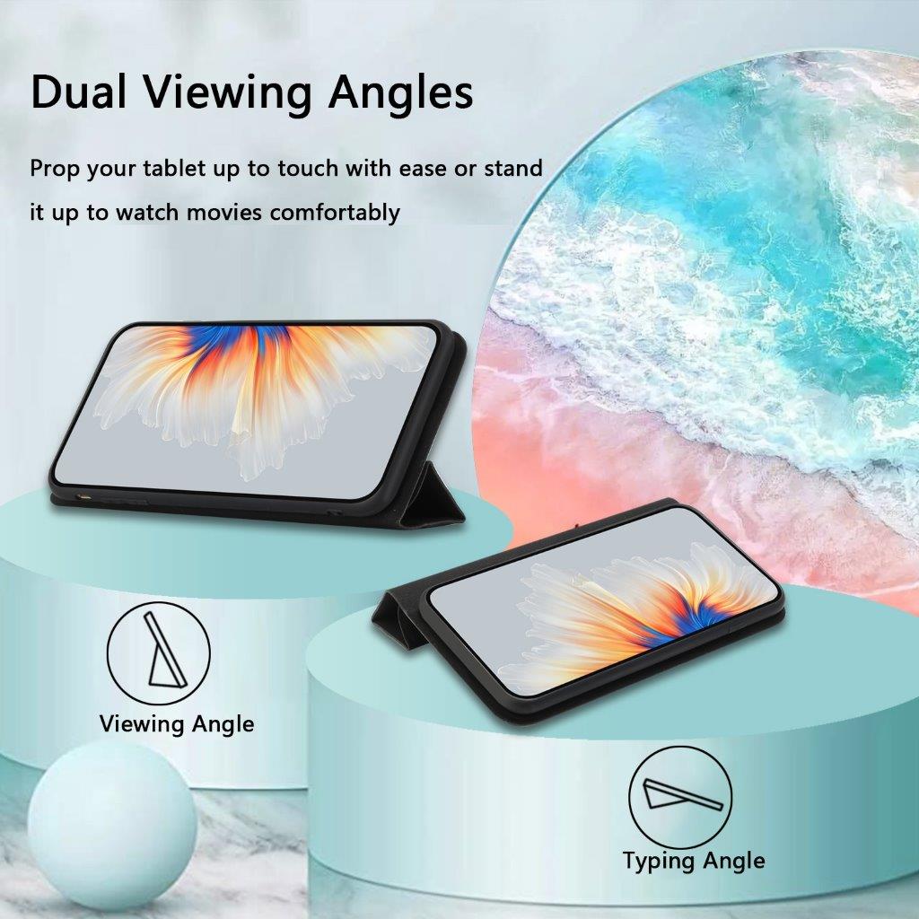 Ultratyndt mobilcover med holder til Samsung Galaxy A22 4G - Sort