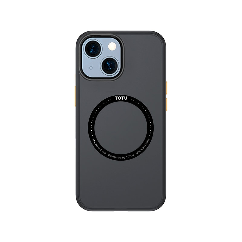 TOTUDESIGN stødsikkert MagSafe-cover til iPhone 13 Mini - Sort