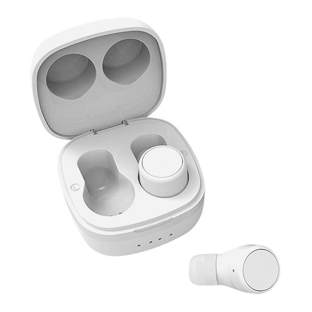 STREETZ Bluetooth Headset med ladefoderal - Hvid
