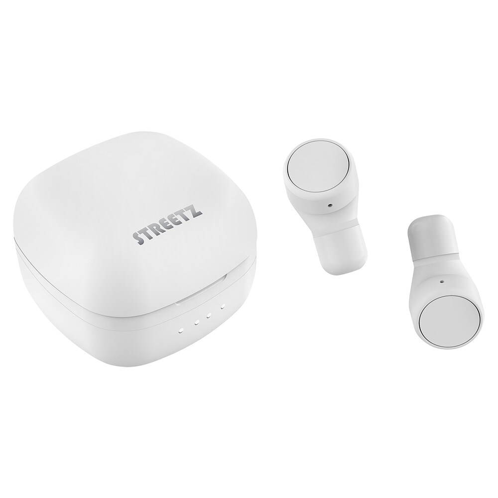 STREETZ Bluetooth Headset med ladefoderal - Hvid