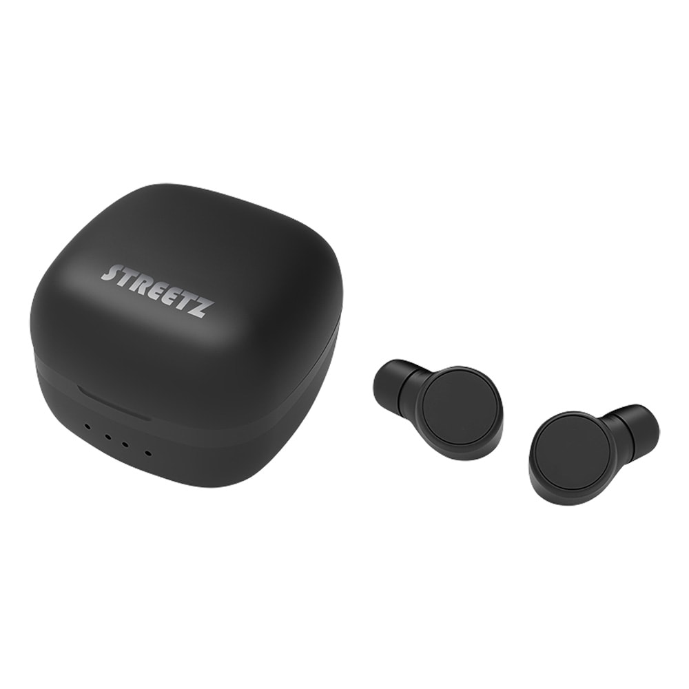 STREETZ Bluetooth Headset med ladefodral - Sort