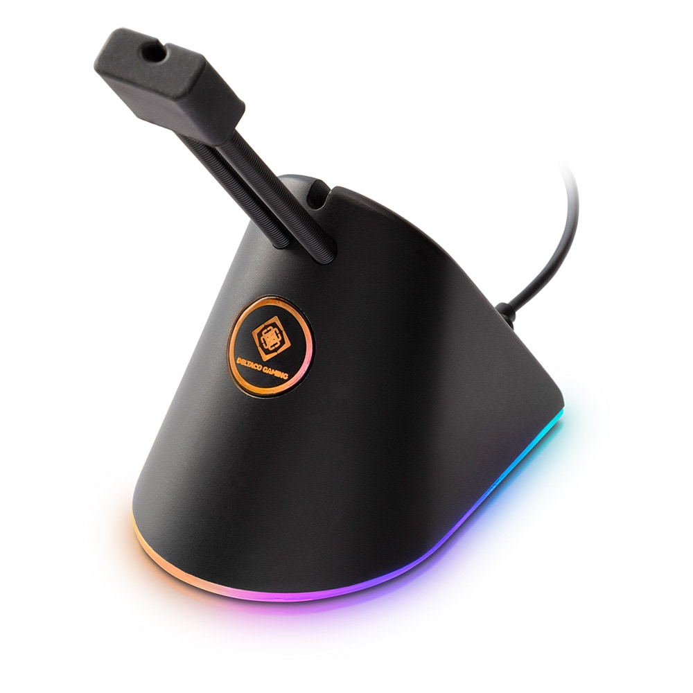 Deltaco Gaming RGB Mouse Bungee - Sort