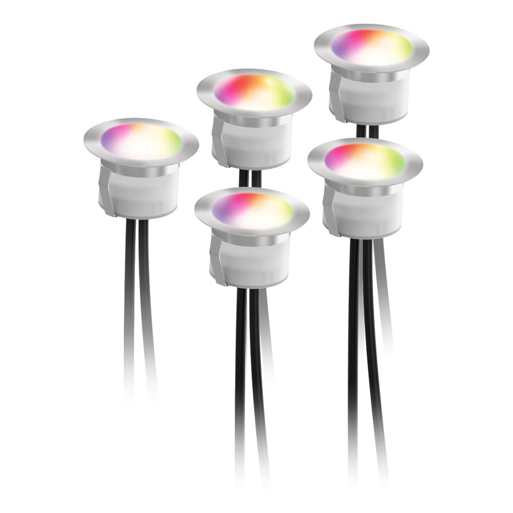 Deltaco Smart Home RGB Udepladslys-kit 5 Lamper