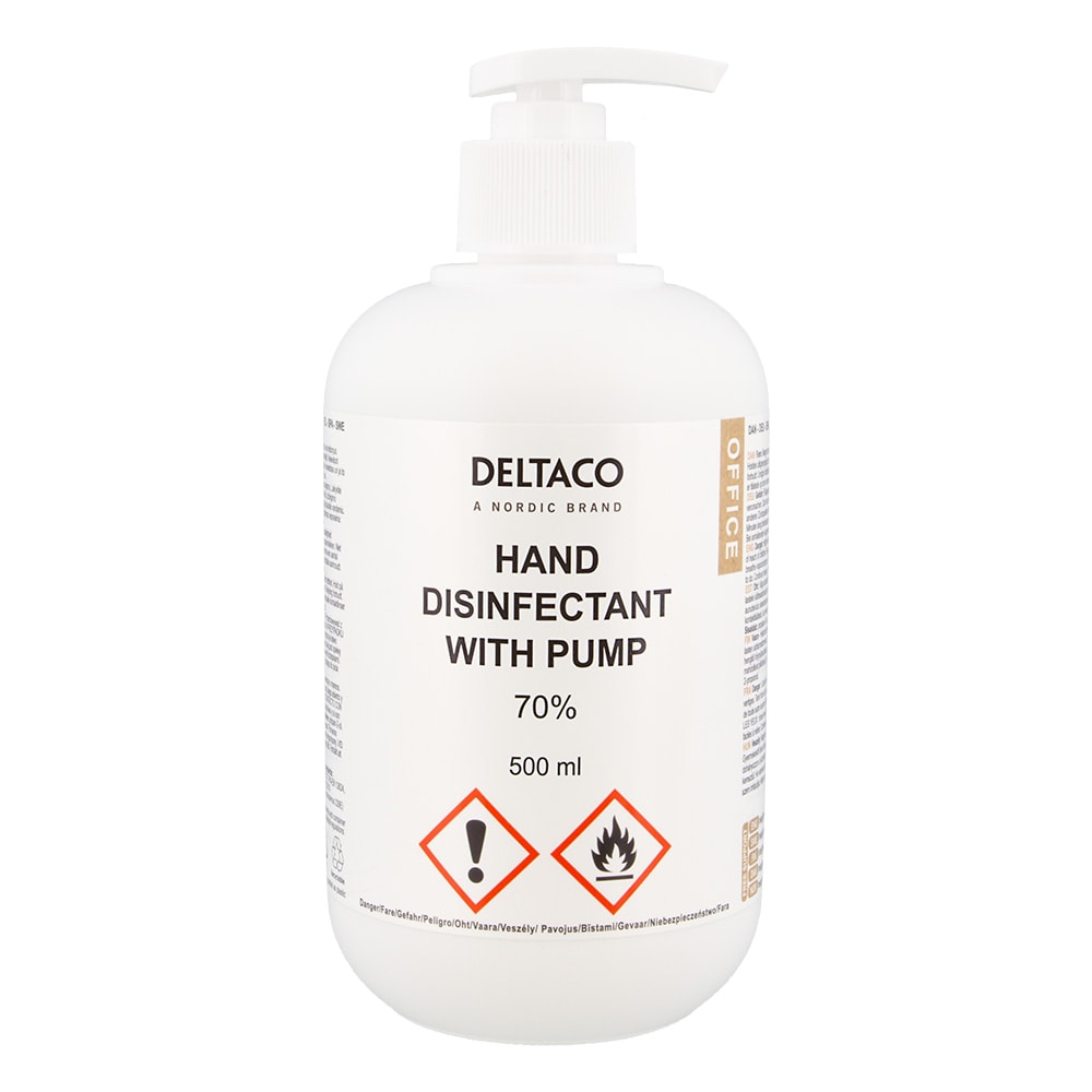 Deltaco Office Hånddesinfektionsmiddel med pumpe