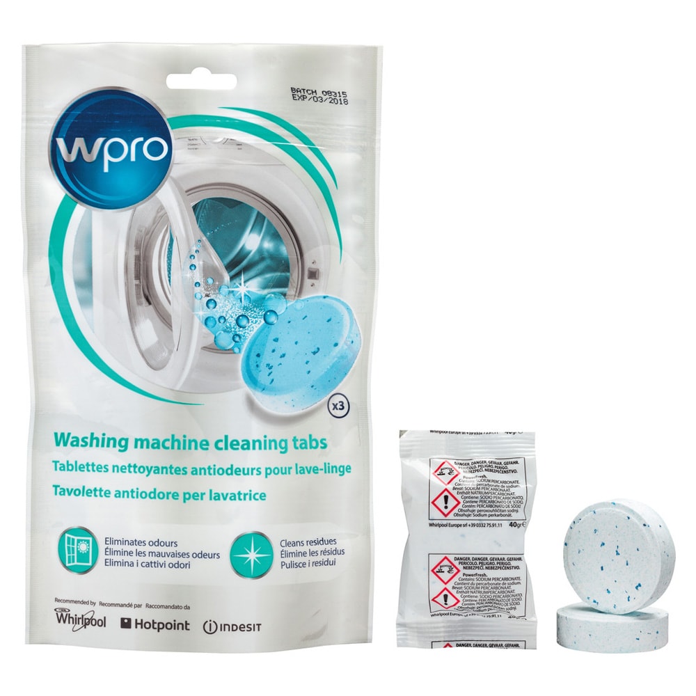 Whirlpool Rengøringstablet Vaskemaskine 3 tabletter