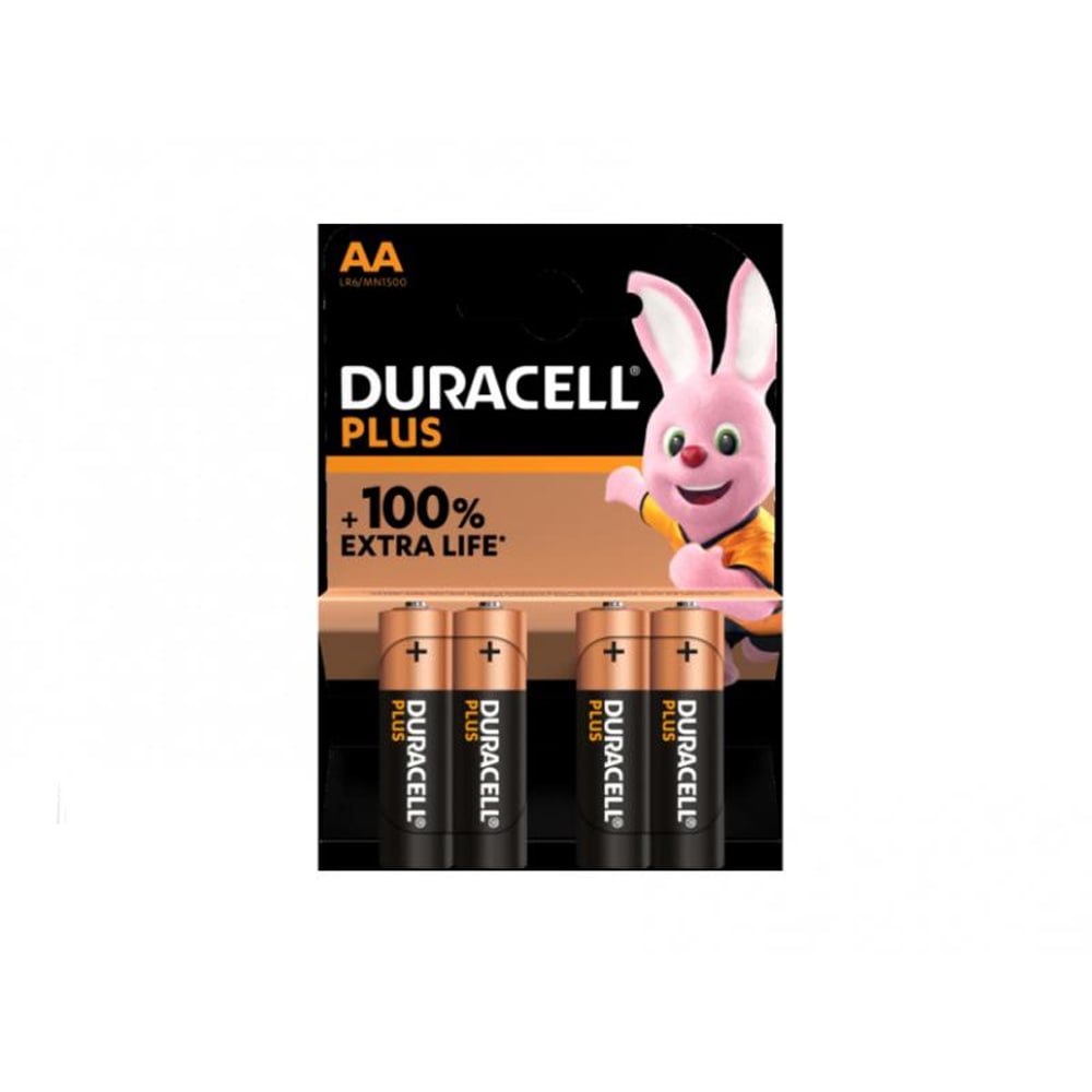 Duracell Plus Extra Life MN1500/LR06 Mignon AA 4-pak
