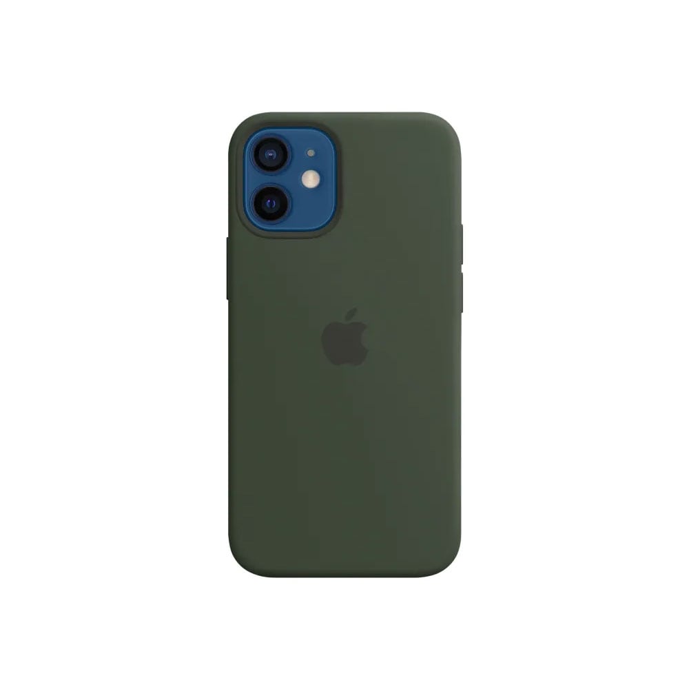 Silikonecover med MagSafe till iPhone 12 Mini Grøn