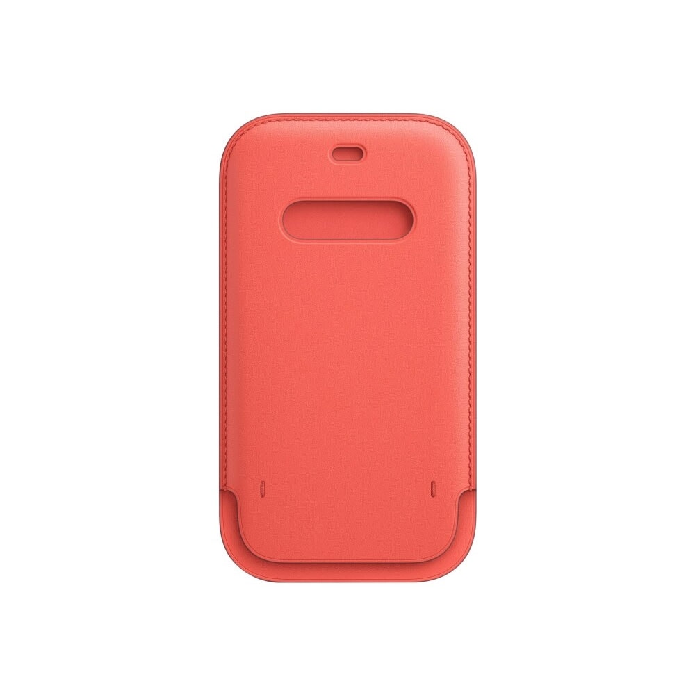 Læderfoderal med MagSafe til iPhone 12 Pro Max Rosa