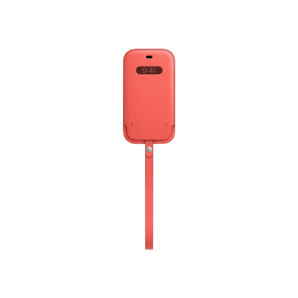 Læderfoderal med MagSafe til iPhone 12 Mini Rosa