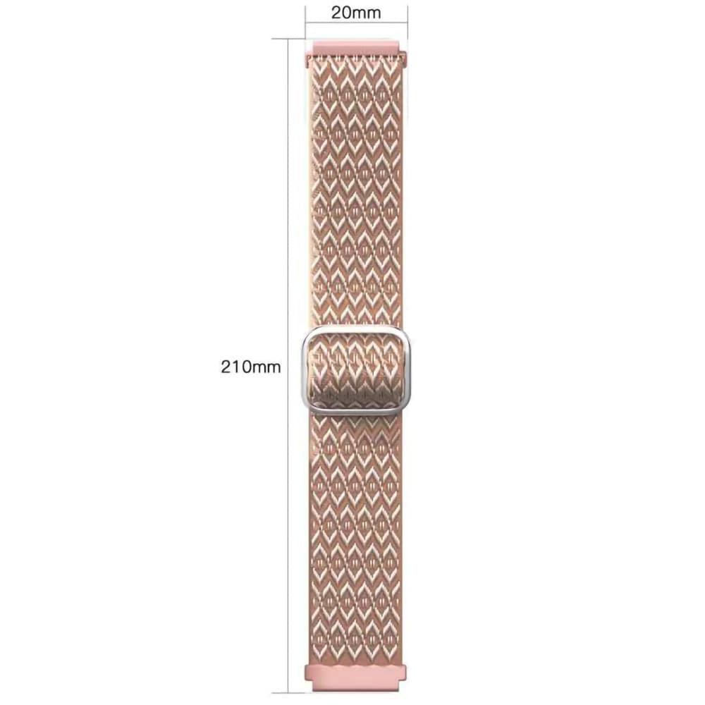 Flettet nylonrem Samsung Galaxy Watch 4 Rosa