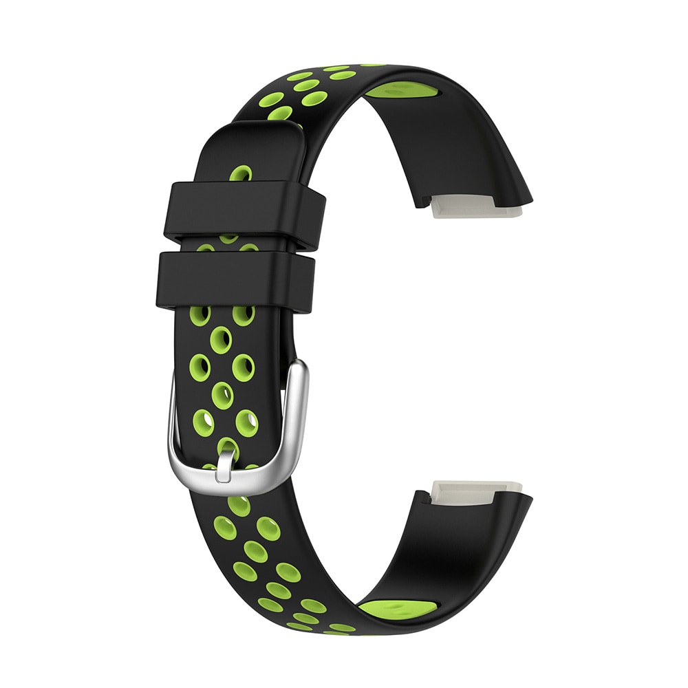 Silikonerem Fitbit Luxe Sort/Grøn