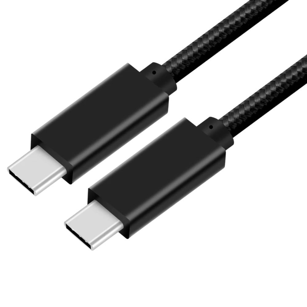 USB-C til USB-C-kabel USB 3.2 C PD100W 20GB/s 5A Sort