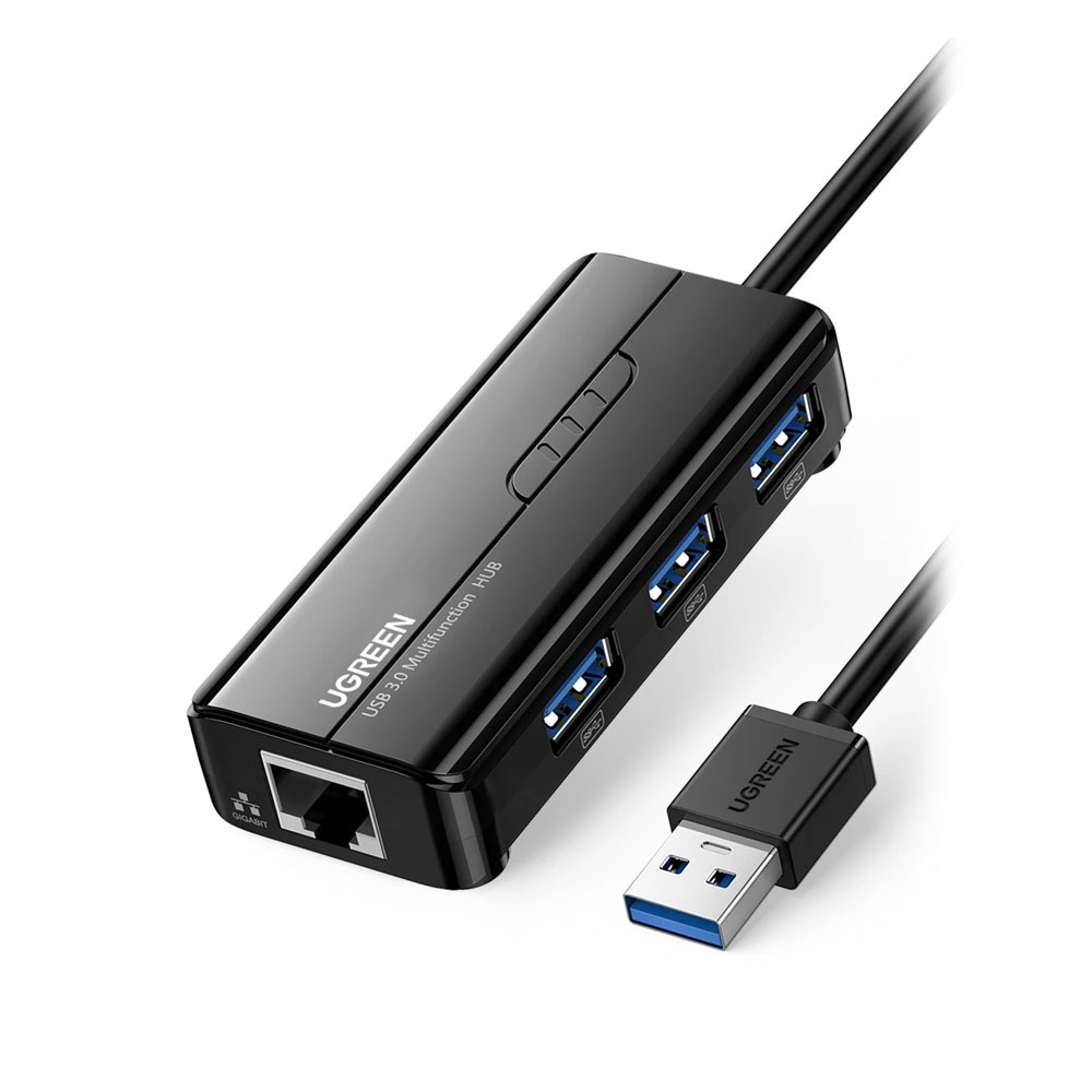 USB-Hub med Ethernet-port
