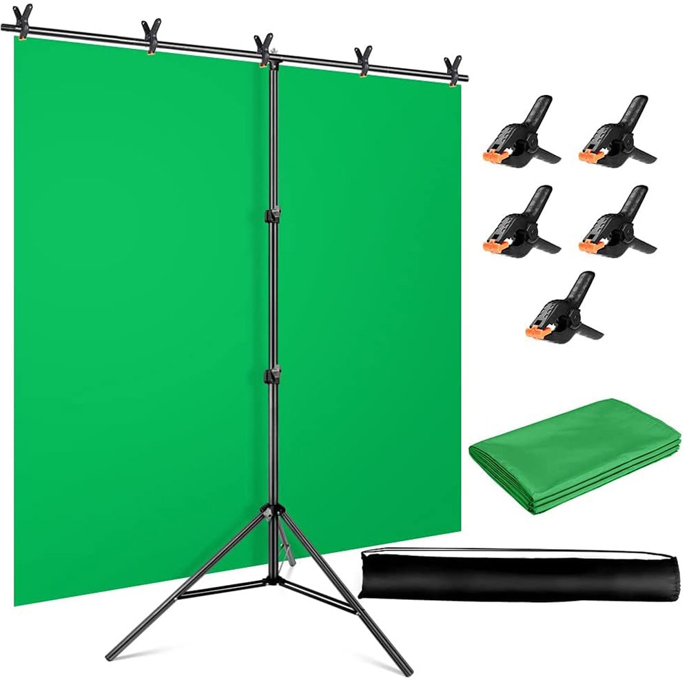 Baggrundsstativ med Green Screen