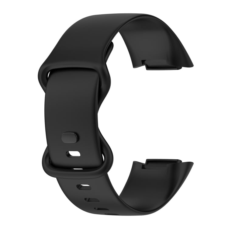 Silikonerem til Fitbit Charge 5 S - Sort