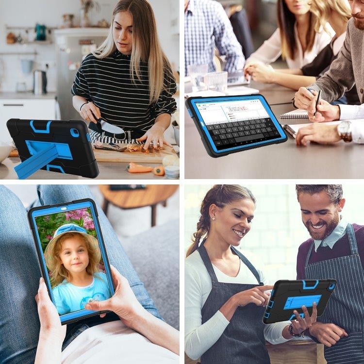 Shockproof Foderal med støtte Samsung Galaxy Tab A7 10.4 (2020) Sort/Blå