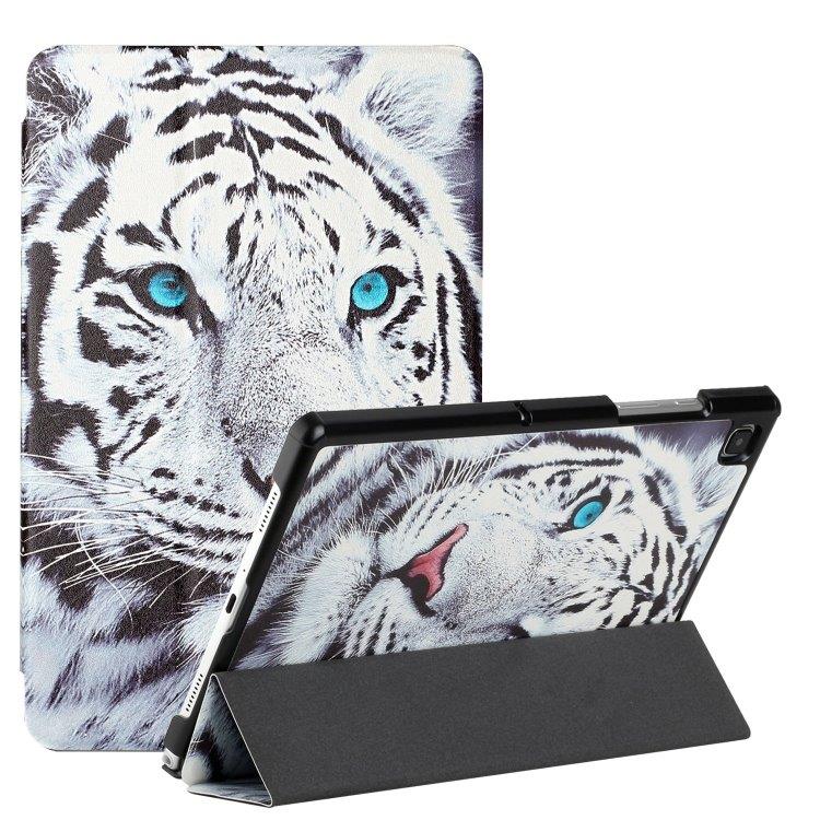 Trifold Designfoderal Samsung Galaxy Tab A7 10.4 2020 - Tiger