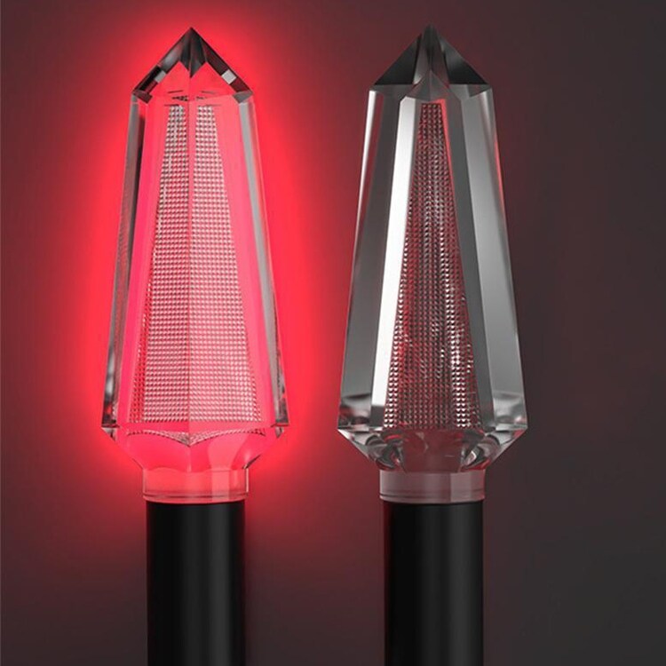 LED Blinkere til Motorcykel/Knallert Klare med rødt lys