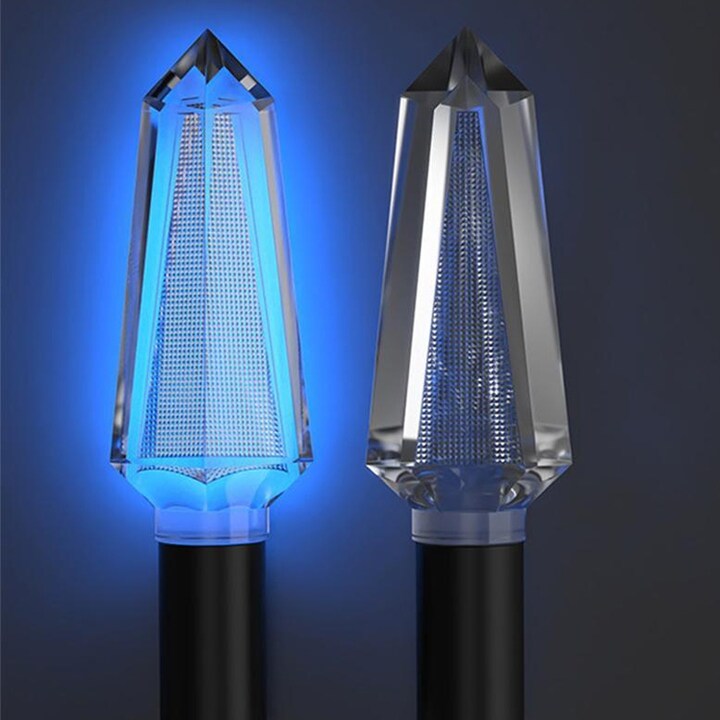 LED-Blinkere til Motorcykel/Knallert Klare med blåt lys