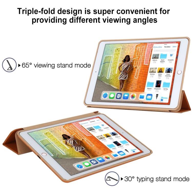 TriFold Beskyttelsesfoderal til iPad 10.2 2021 / 2020 / 2019 - Sort