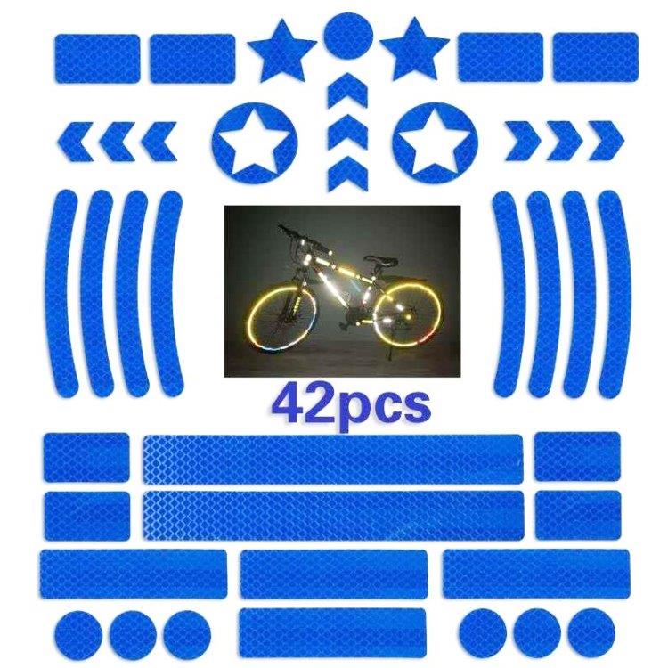 Refleksklistermærker til cykel - Blå