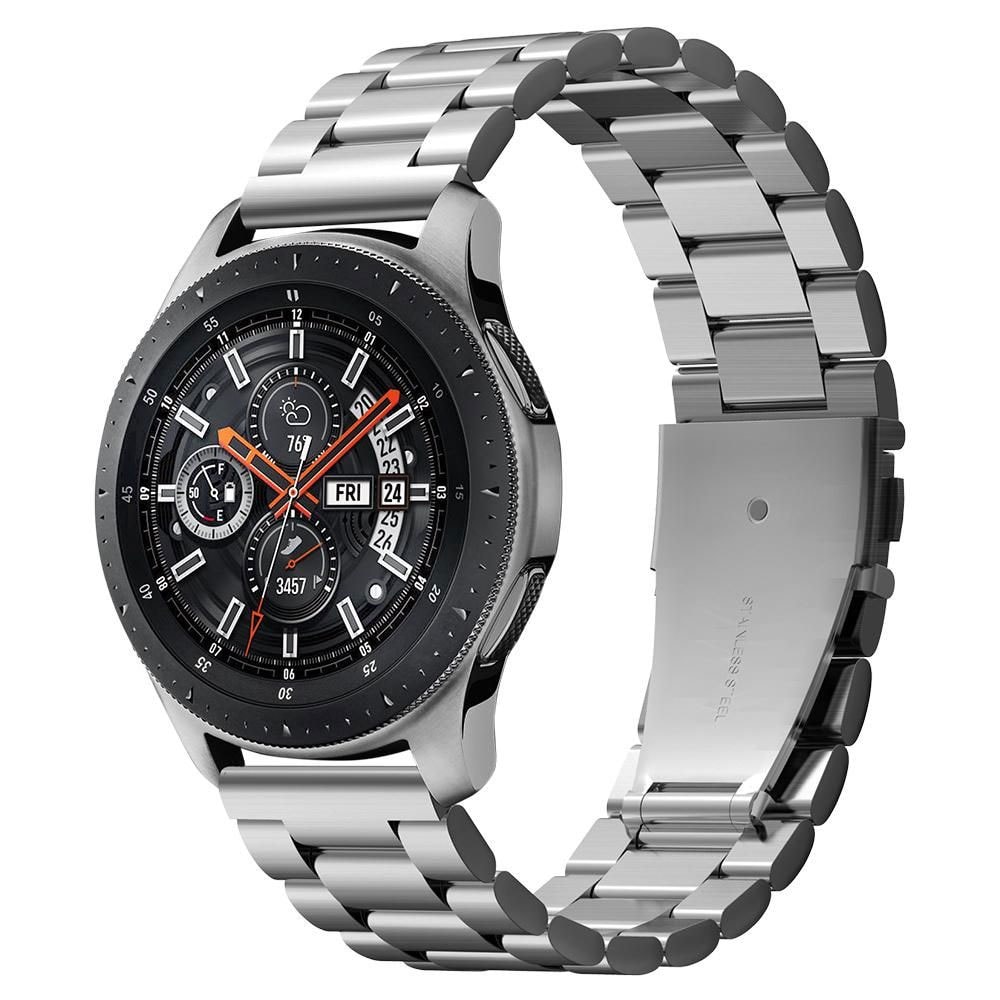 Spigen Modern Fit Band til Samsung Watch 46mm - Sølvfarvet
