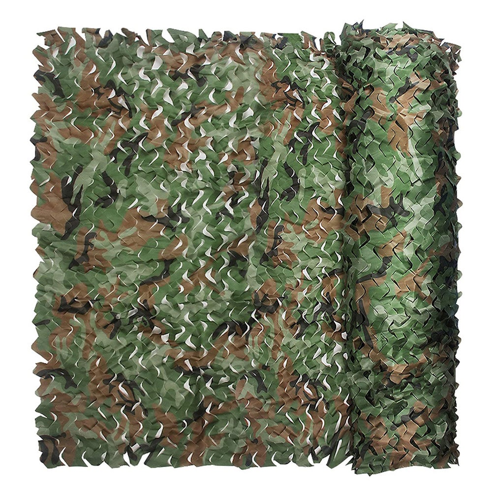 Camouflagenet 2×10 m / grønt og brunt camonet / junglecamouflage