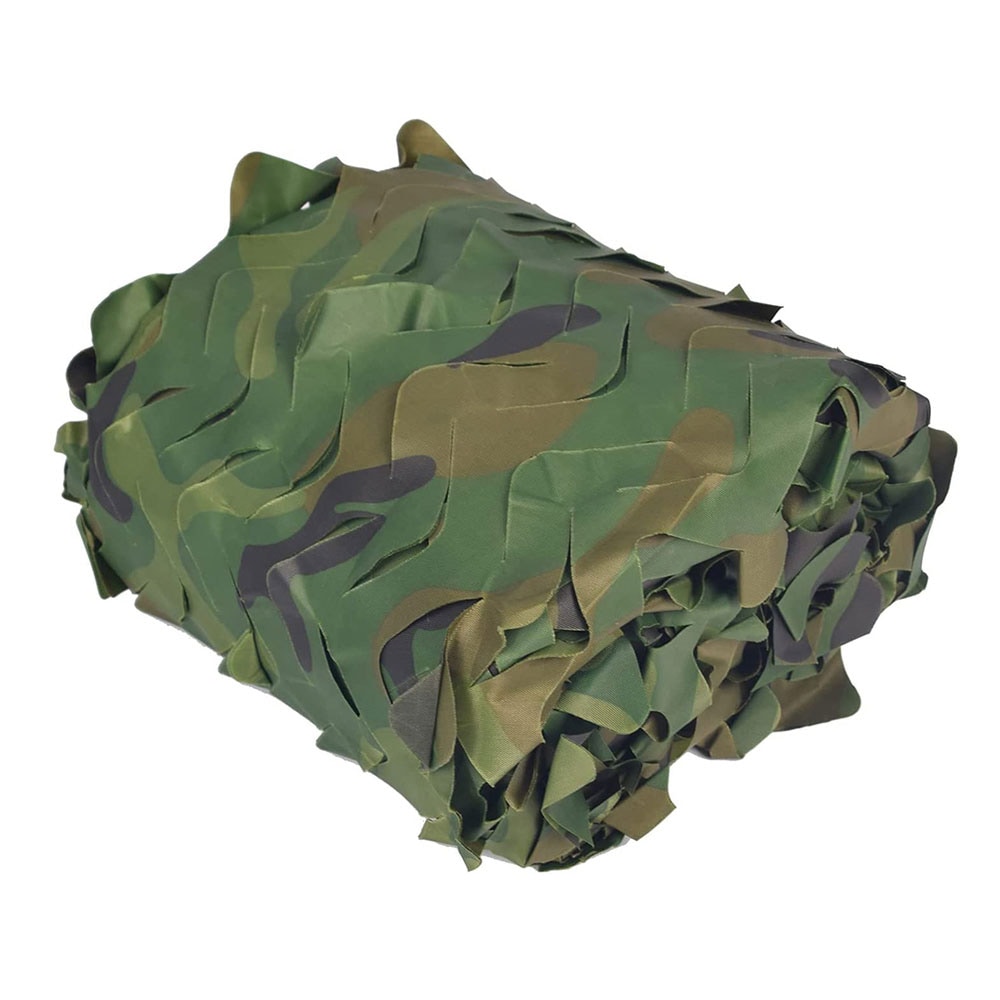 Camouflagenet 2×10 m / grønt og brunt camonet / junglecamouflage