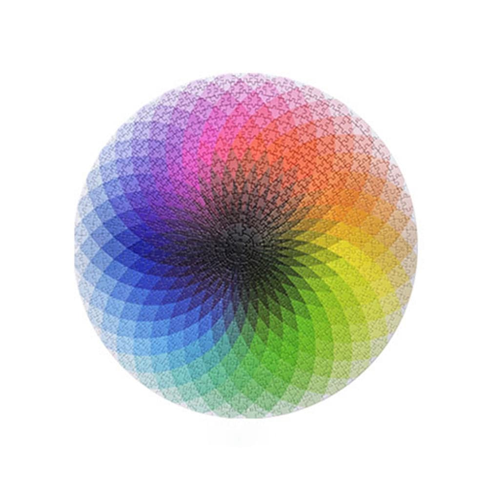 1000 brikkers rundt puslespil - Farvepalet