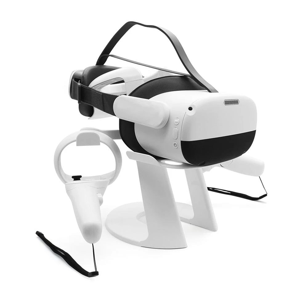 Stativ for Oculus Quest 1/2 håndkontroller og headset - Hvid