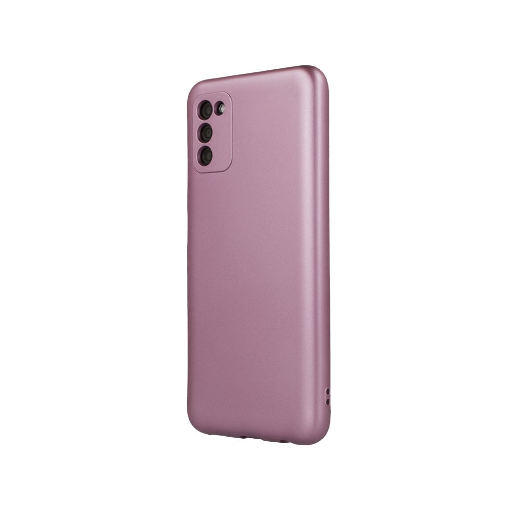Metallisk foderal til Samsung Galaxy A03S - rosa