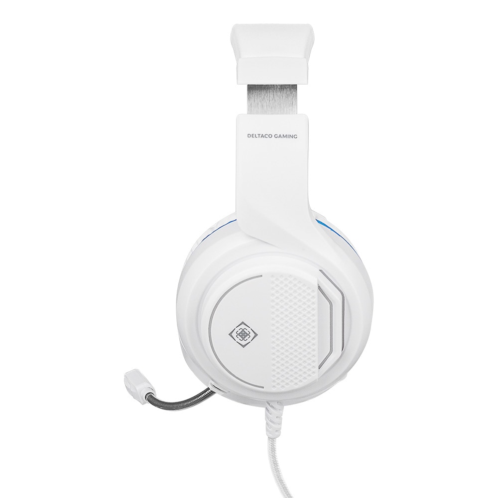 Deltaco Gaming headset til Sony Playstation 5 Hvid/Blå