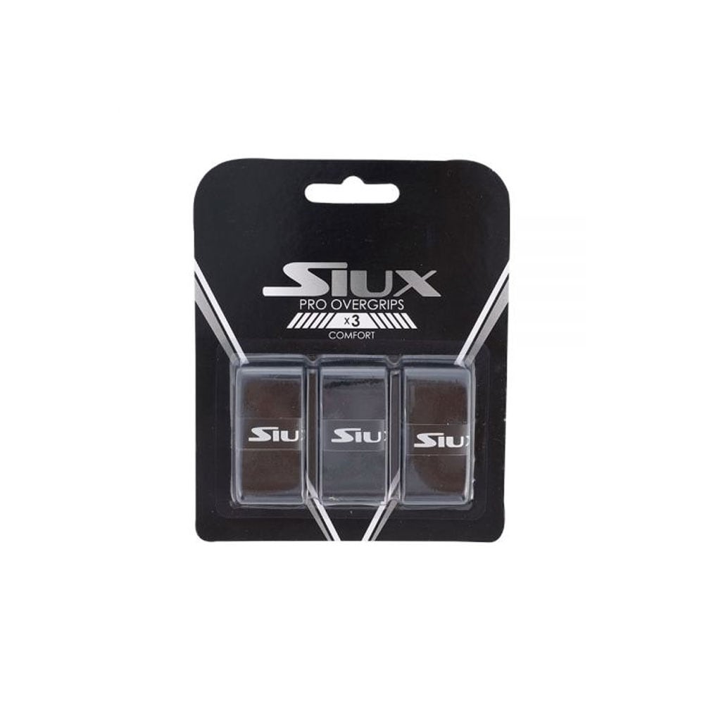 Siux Pro Overgrips - Sort 3-pak