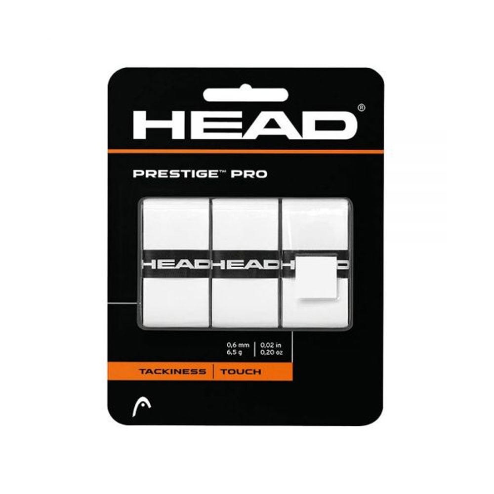 Head Prestige Pro Overgrips - Hvid 3-pak