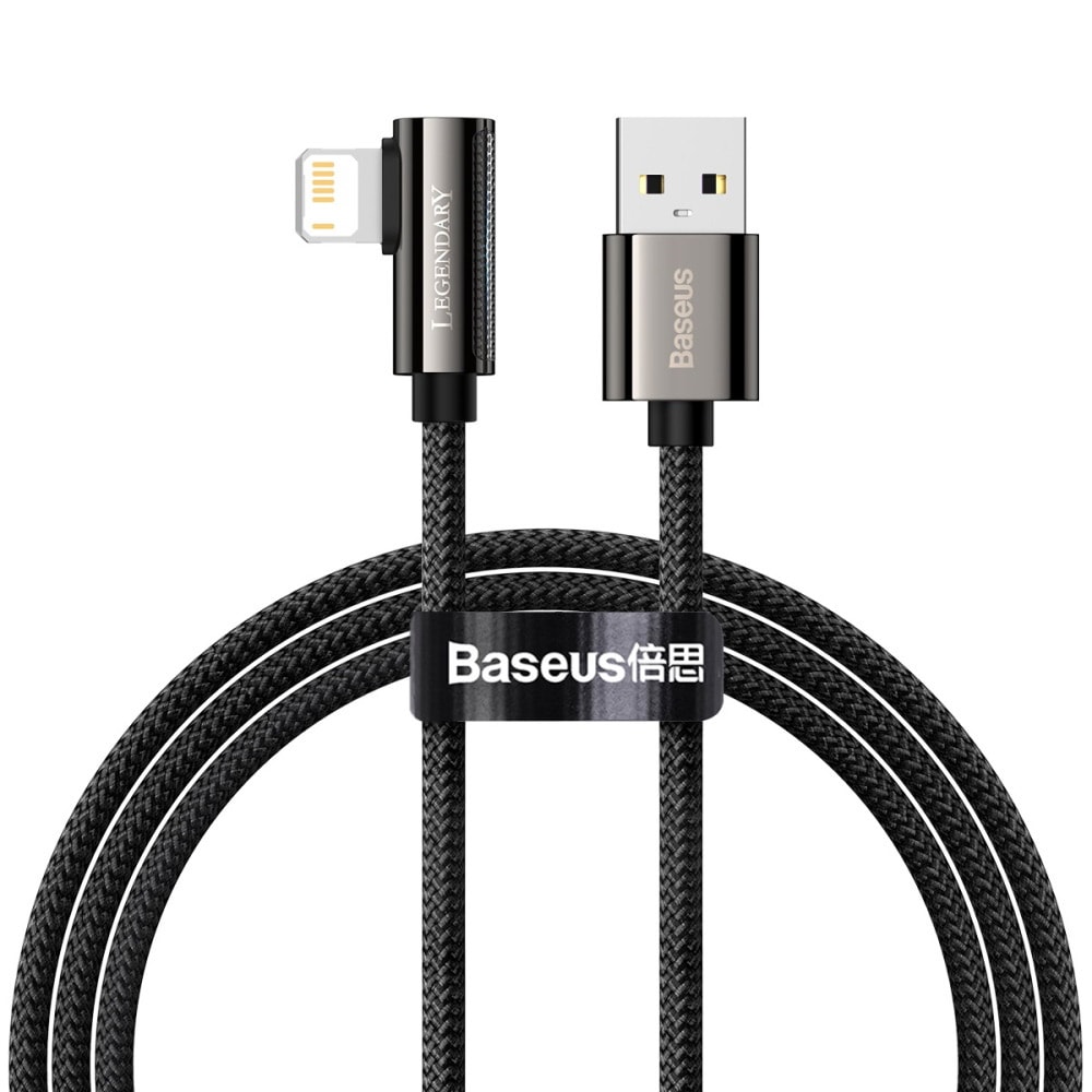 Baseus Legend USB - Lightning 2,4 A 1 m Sort