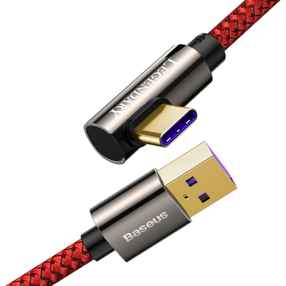 Baseus Legend USB - USB-C 66W 1 m Rød