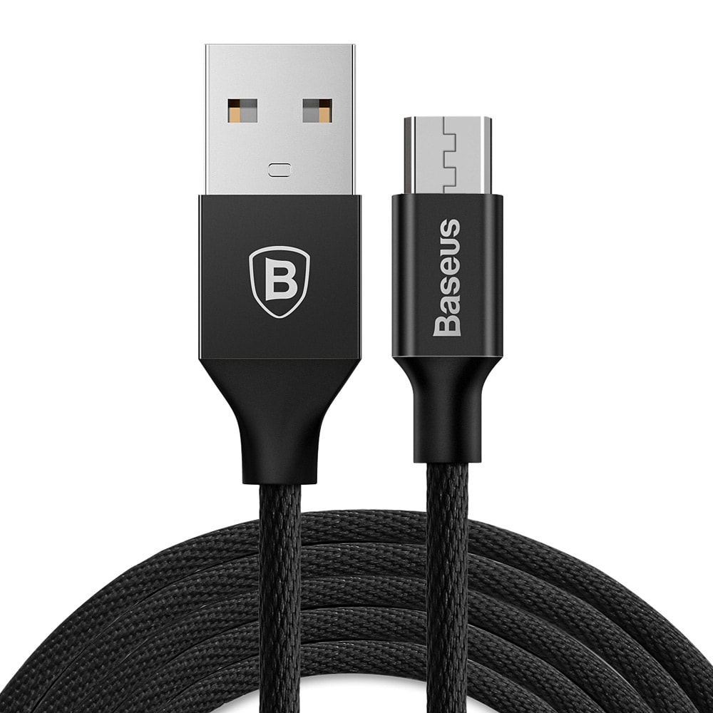 Baseus Yiven USB - MicroUSB 2 A 1,5 m Sort